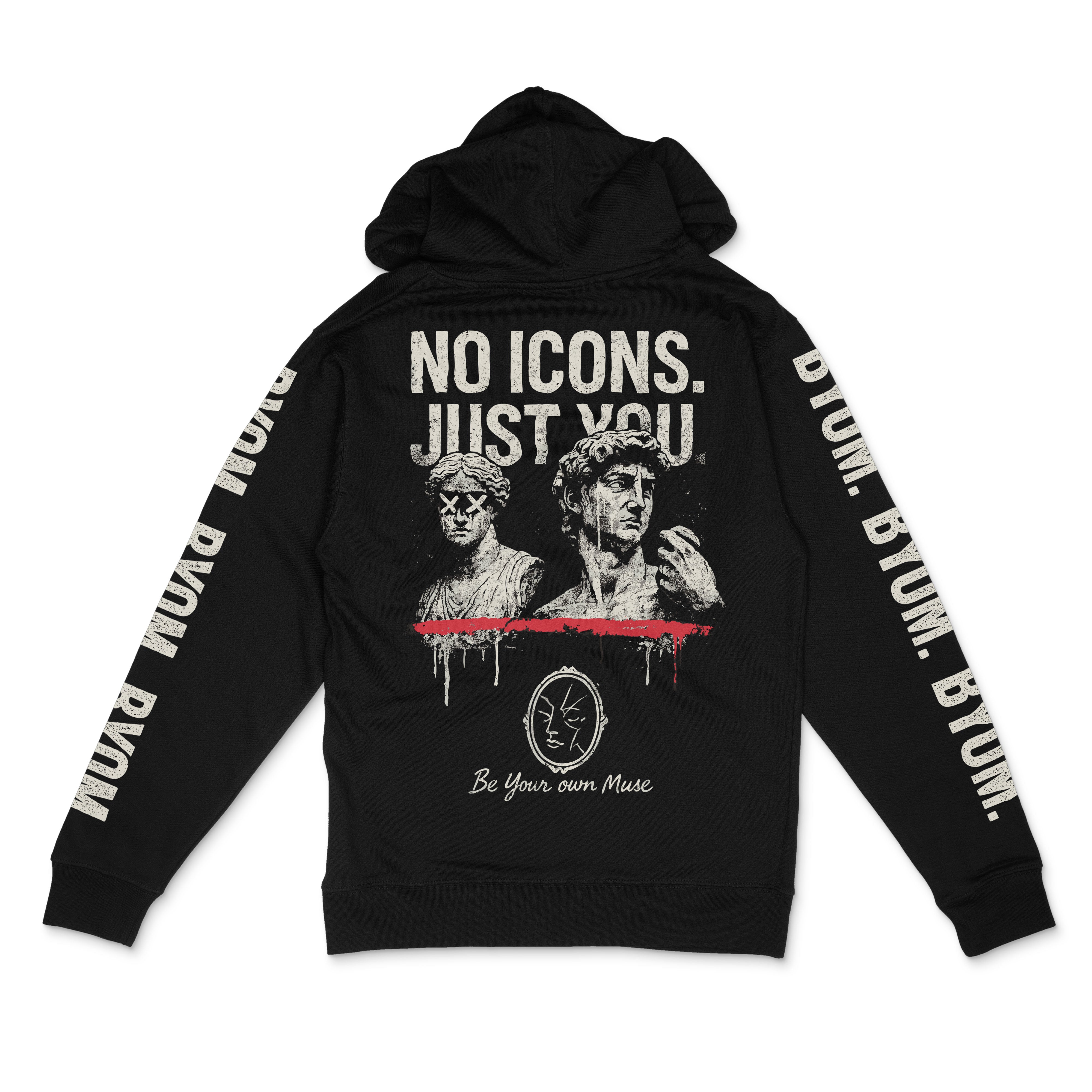 No Icons Hoodie – Contrast Muse
